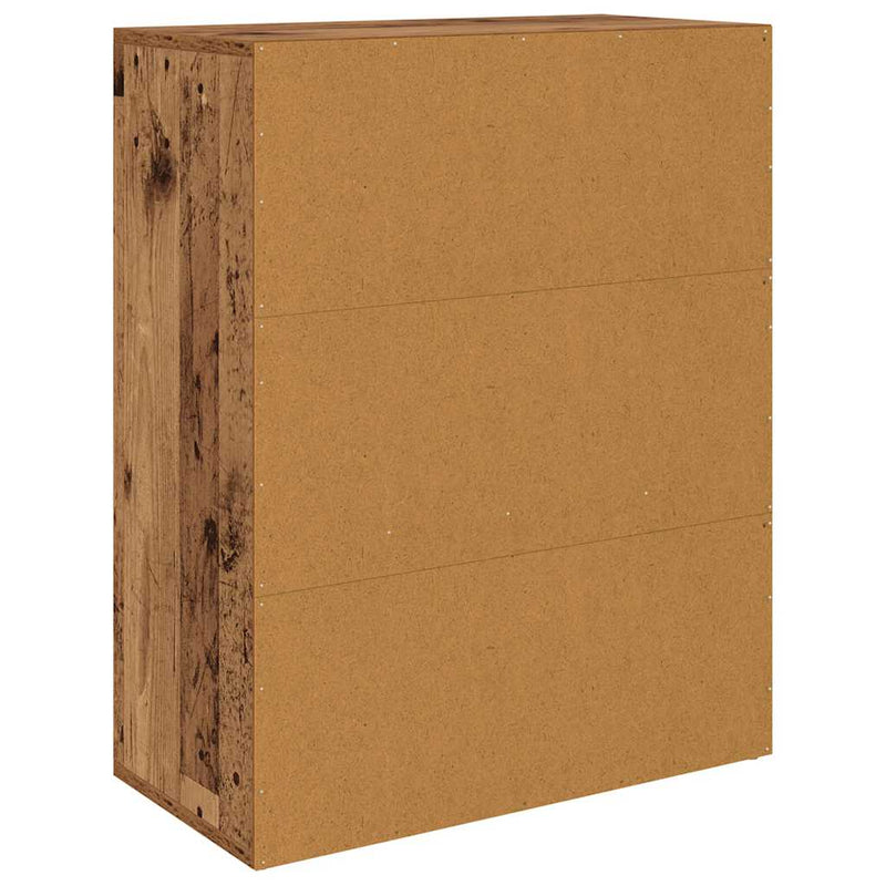 Bufetă din lemn vechi 60x30x75 cm din lemn prelucrat