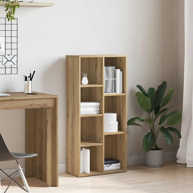 Bibliotecă, stejar artizanal, 50x25x104 cm