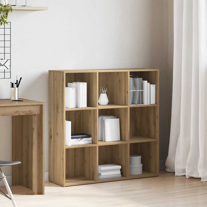 Bibliotecă, stejar artizanal, 98x29x97,5 cm