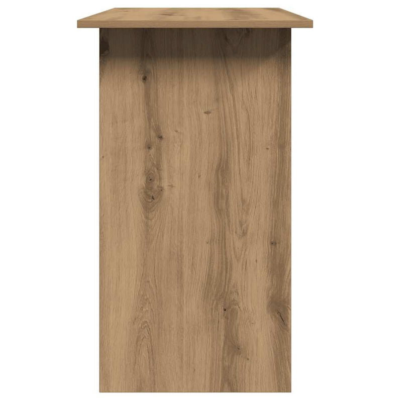 Birou, stejar artizanal, 80x45x74 cm, lemn prelucrat