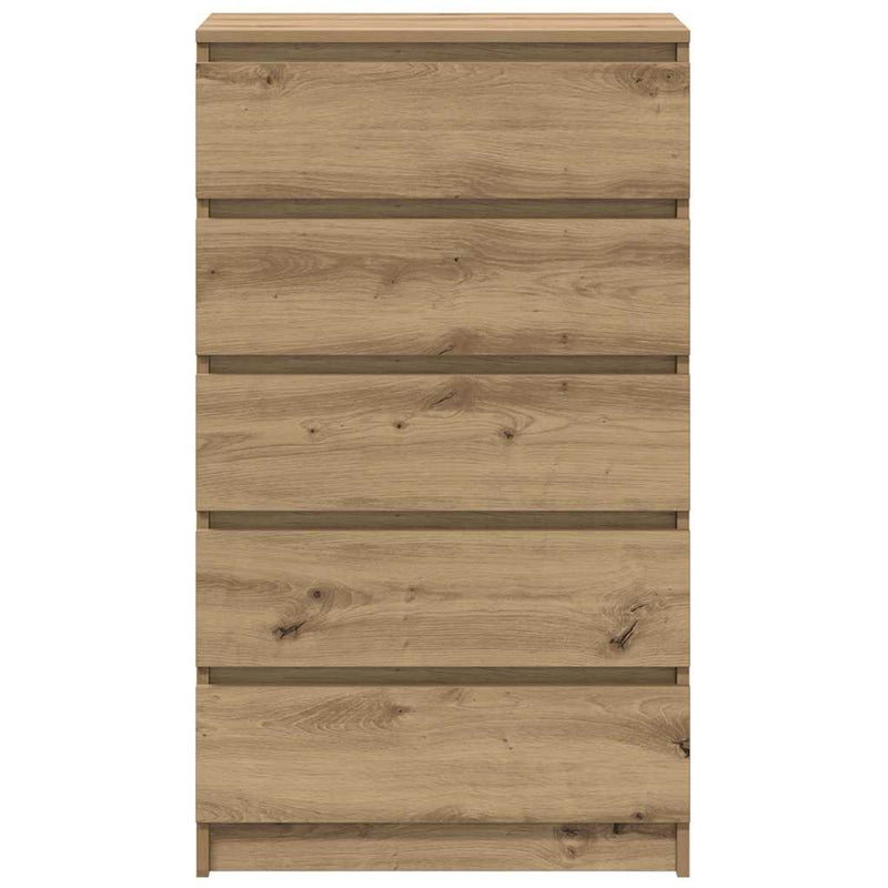 Dulap cu sertar, stejar artizanal, 60x36x103 cm, lemn prelucrat