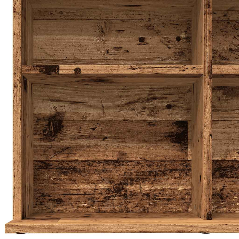 Dulap CD-uri, lemn vechi, 100x23x89,5 cm, lemn prelucrat
