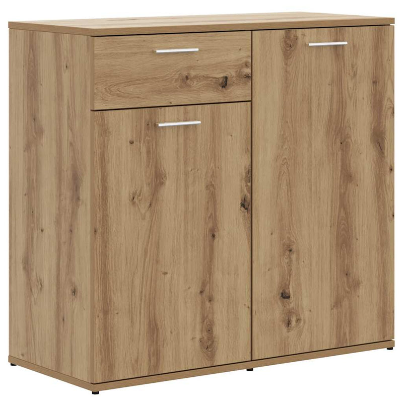 Dulap, stejar artizanal, 80x36x75 cm, lemn prelucrat