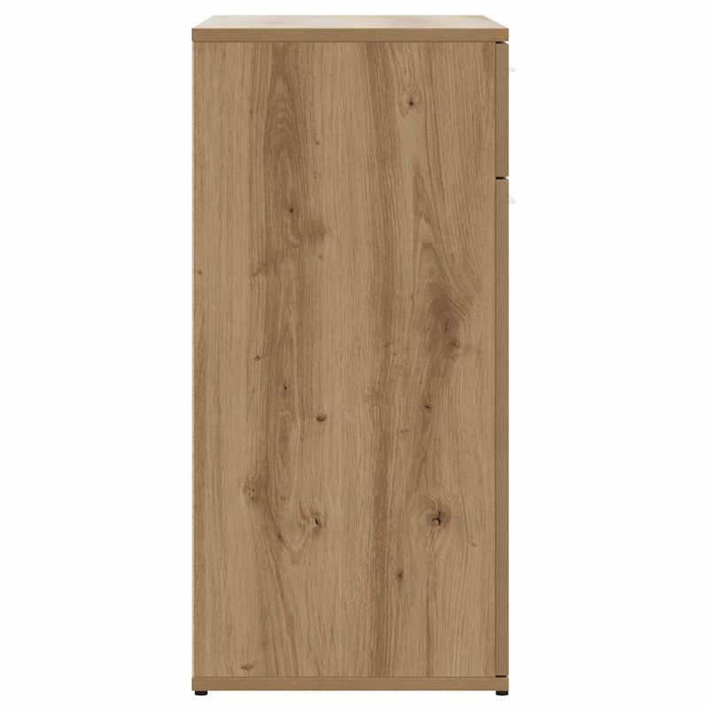 Dulap, stejar artizanal, 80x36x75 cm, lemn prelucrat
