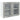 Dulap de sticlă suspendat “Lyon” gri beton 80x31x60 cm