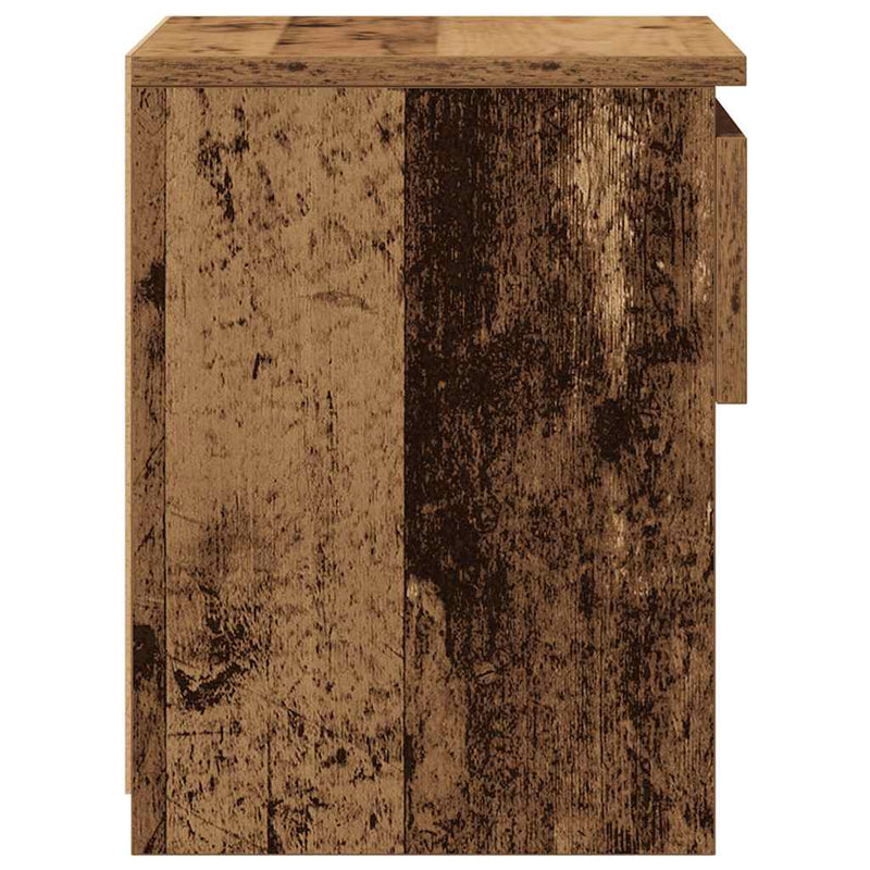 Noptiere 2 buc. Lemn vechi 40x30x39 cm Lemn prelucrat
