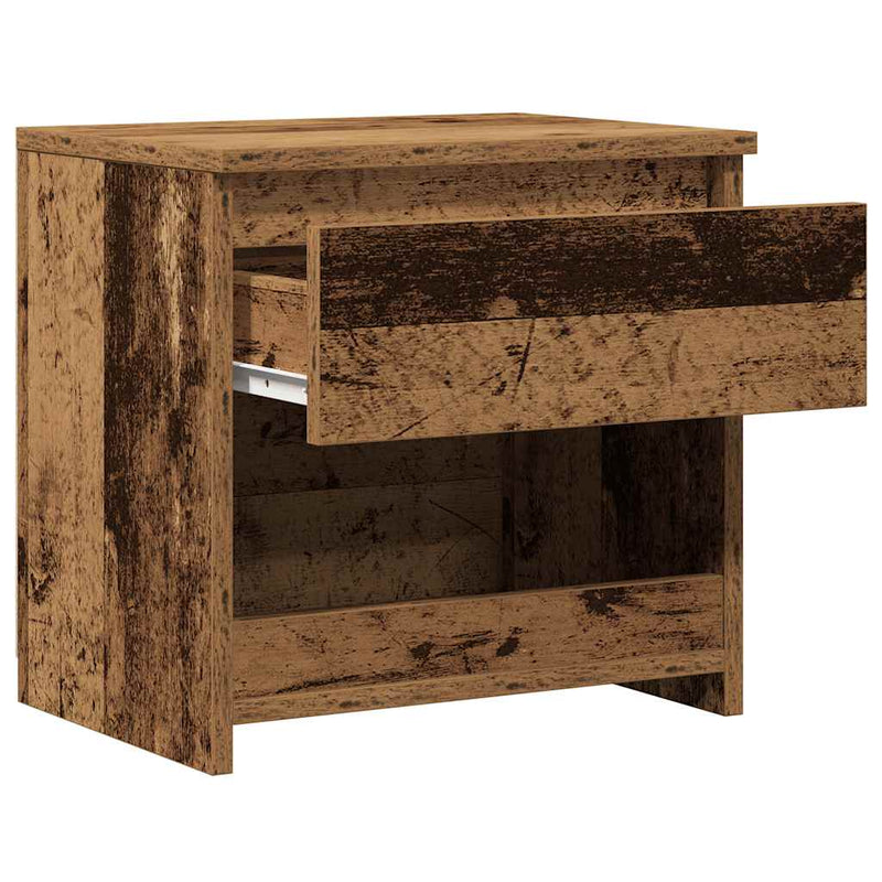 Noptiere 2 buc. Lemn vechi 40x30x39 cm Lemn prelucrat