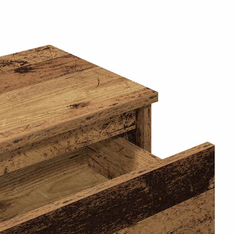 Noptiere 2 buc. Lemn vechi 40x30x39 cm Lemn prelucrat