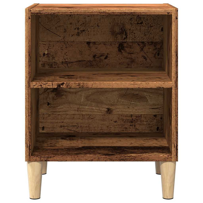Noptiere 2 buc. Lemn vechi 40x30x50 cm Lemn prelucrat