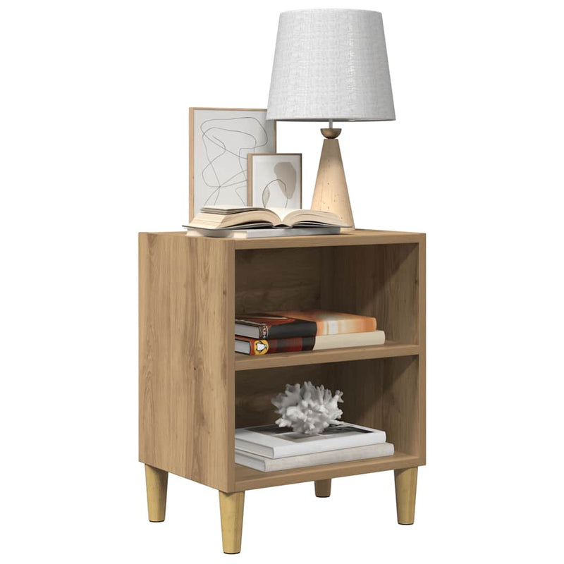 Noptiera Stejar artizanal 40x30x50 cm Lemn prelucrat