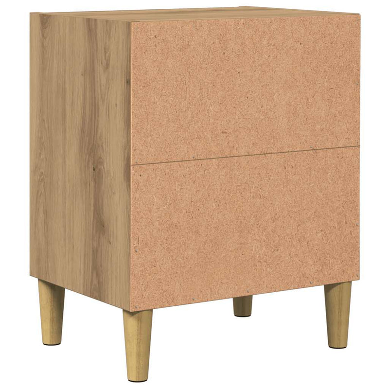 Noptiera Stejar artizanal 40x30x50 cm Lemn prelucrat