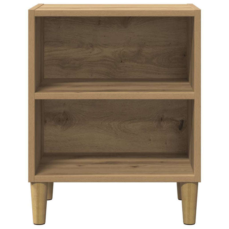 Noptiere 2 buc Stejar artizanal 40x30x50 cm Lemn prelucrat