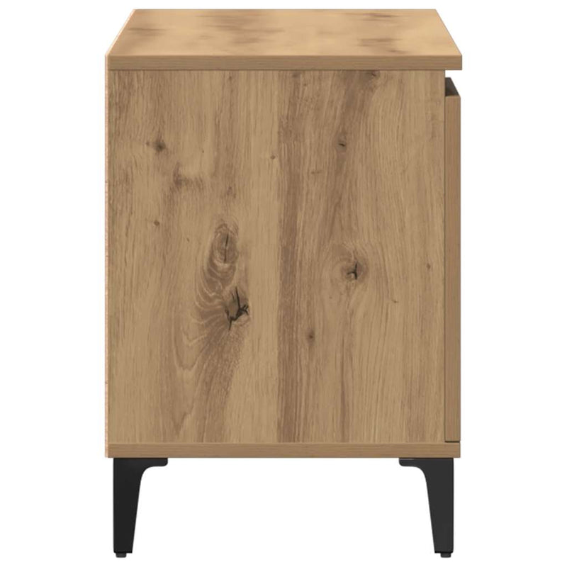 Comodă TV, stejar artizanal, 102x35x50 cm, lemn prelucrat