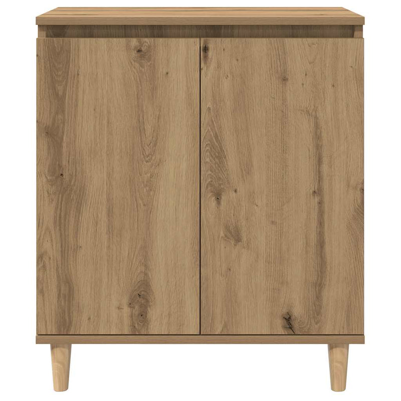 Bufetă Stejar artizanal 60x35x70 cm Lemn prelucrat