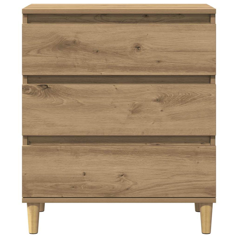 Bufetă Stejar artizanal 60x35x70 cm Lemn prelucrat
