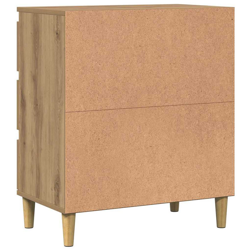 Bufetă Stejar artizanal 60x35x70 cm Lemn prelucrat