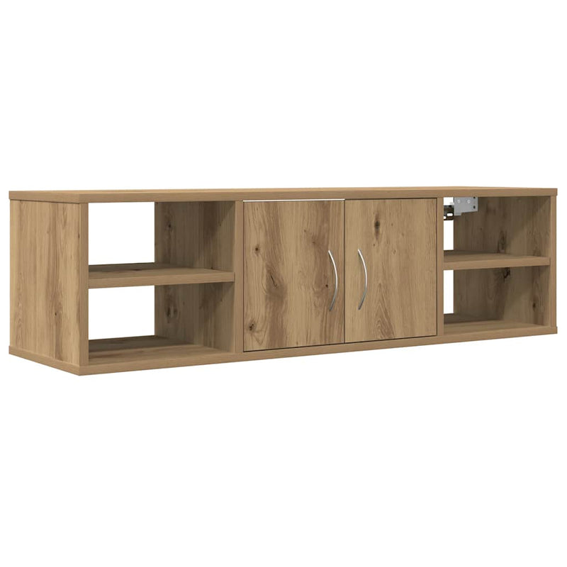 Dulap de perete, stejar artizanal, 101x30x29 cm, lemn prelucrat