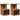Noptiere 2 buc Lemn vechi 35x35x55 cm Lemn de prelucrare