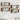 Rafturi perete cub 4 buc. lemn vechi 60x15x23cm, lemn prelucrat