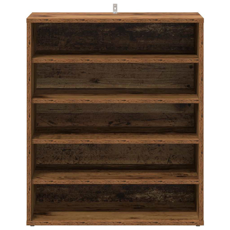 Dulap pentru pantofi 60 x 35 x 70 cm Lemn vechi 20 kg pe raft