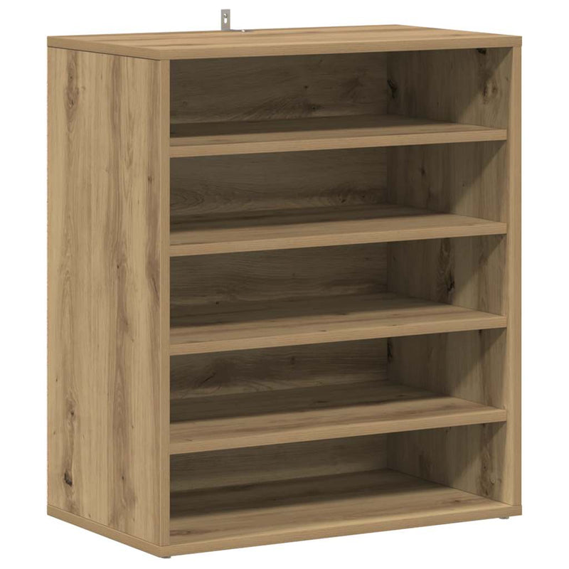 Dulap pentru pantofi 60 x 35 x 70 cm Stejar Artizanal 5 rafturi