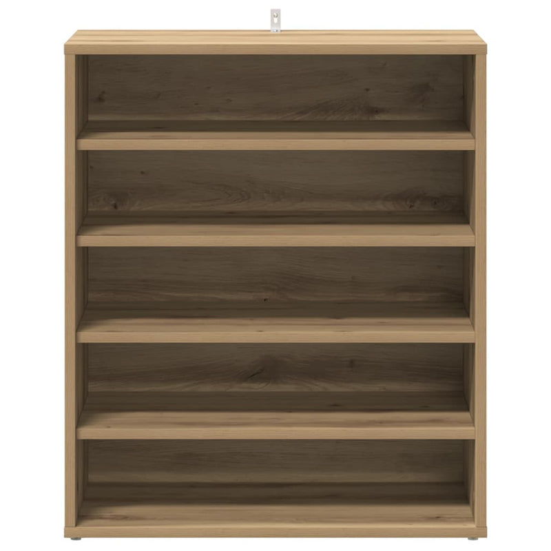 Dulap pentru pantofi 60 x 35 x 70 cm Stejar Artizanal 5 rafturi