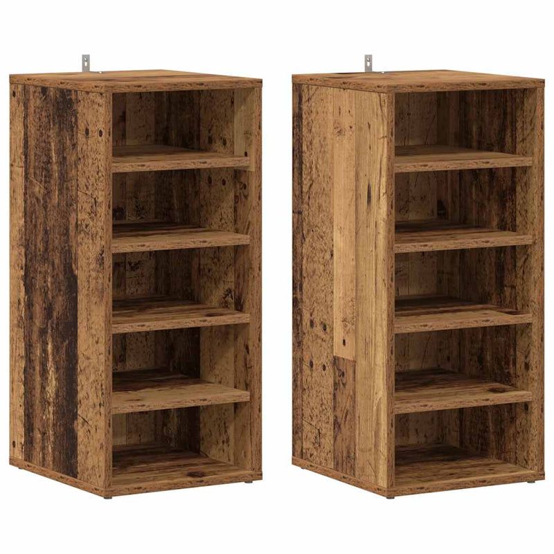 Dulap pentru pantofi 32 x 35 x 70 cm Lemn vechi