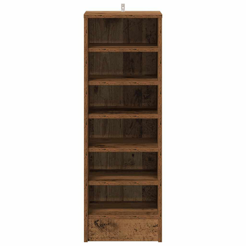 Dulap pentru pantofi 32 x 35 x 92 cm Lemn vechi 6 rafturi