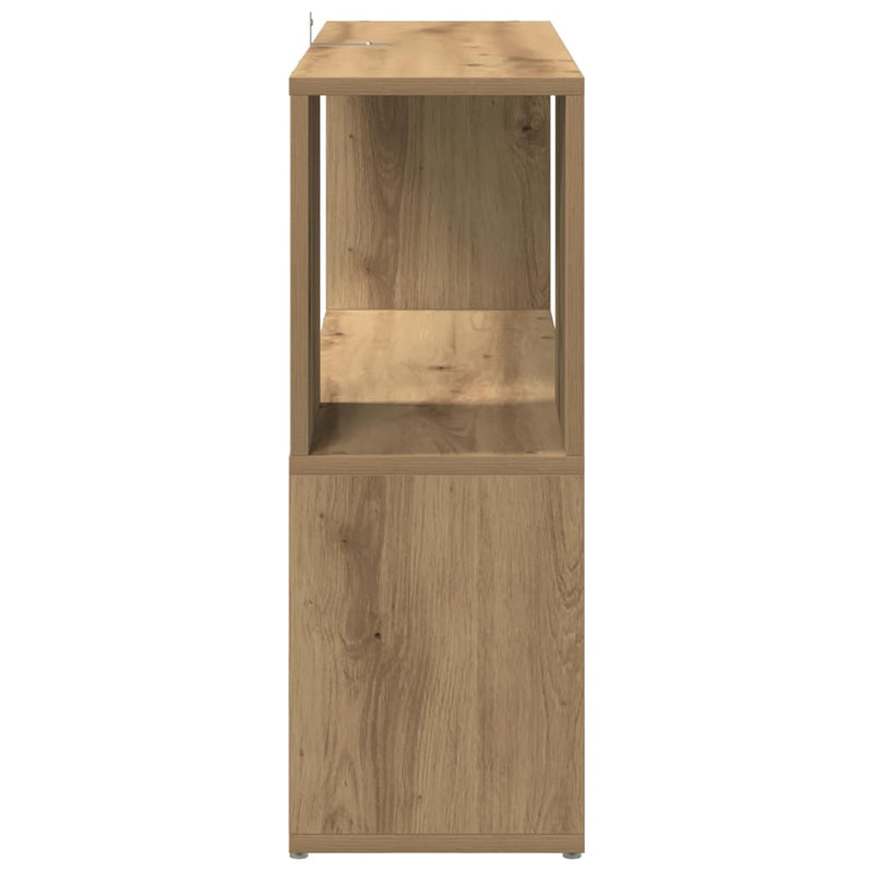 Dulap cu cărți/Separator de cameră Stejar Artisan 80x24x63 cm