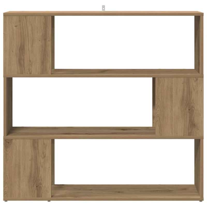 Bibliotecă/Separator de cameră, stejar artizanal, 100x24x94 cm