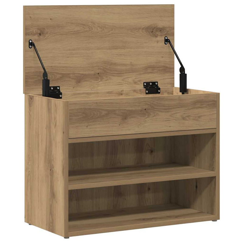 Banchetă pantofar stejar artizanal 60x30x45 cm, lemn prelucrat