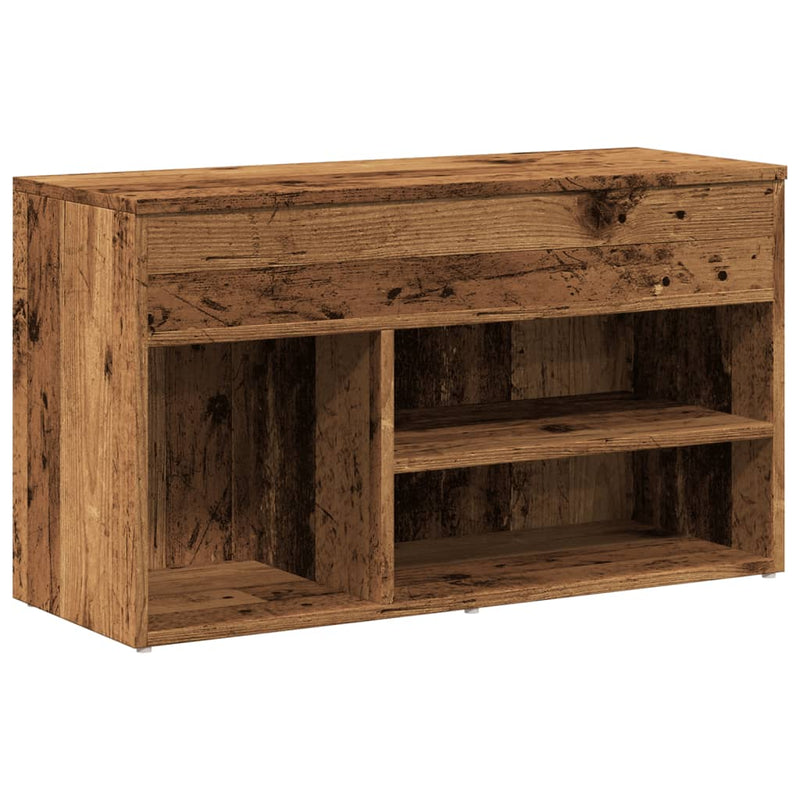 Banchetă pantofar, lemn vechi, 80x30x45 cm, lemn prelucrat