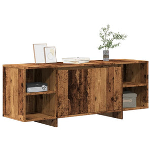 Dulap TV, lemn vechi, 130x35x50 cm, lemn prelucrat