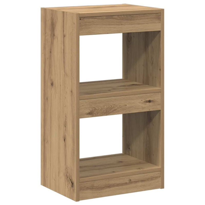 Bibliotecă/Separator de cameră stejar artizanal 40x30x72 cm