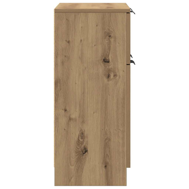 Dulap, stejar artizanal, 60x30x70 cm, lemn prelucrat