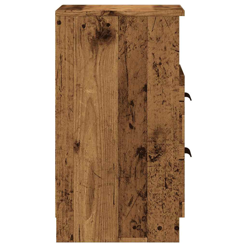 Bedside Cabinet Lemn vechi Medium Engineered wood