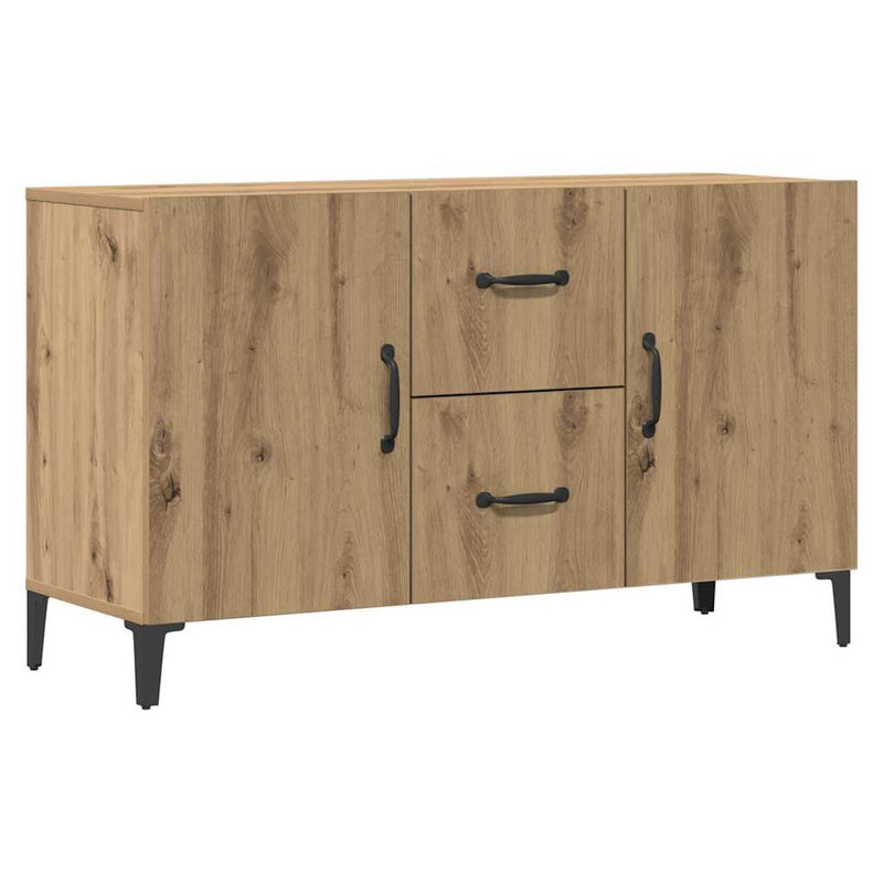 Dulap, stejar artizanal, 100x36x60 cm, lemn prelucrat