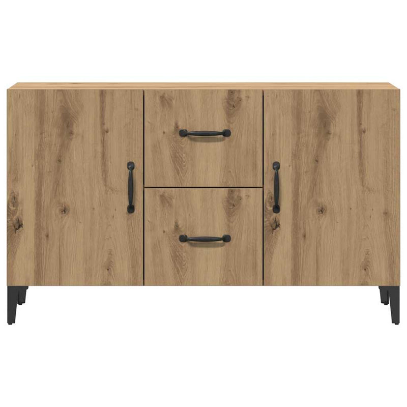 Dulap, stejar artizanal, 100x36x60 cm, lemn prelucrat