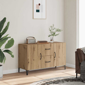 Dulap, stejar artizanal, 100x36x60 cm, lemn prelucrat