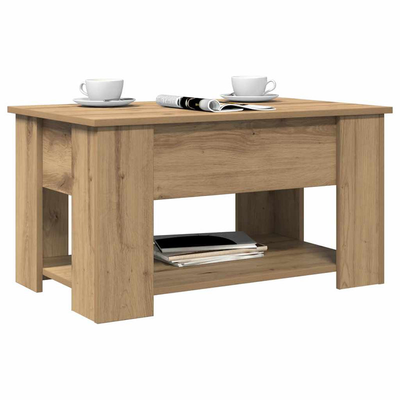 Masuta de cafea Artisan Stejar 79x49x41 cm Lemn prelucrat