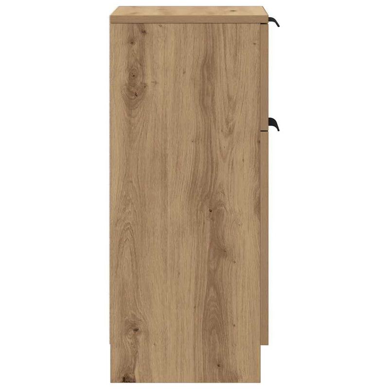 Dulap, stejar artizanal, 30x30x70 cm, lemn prelucrat