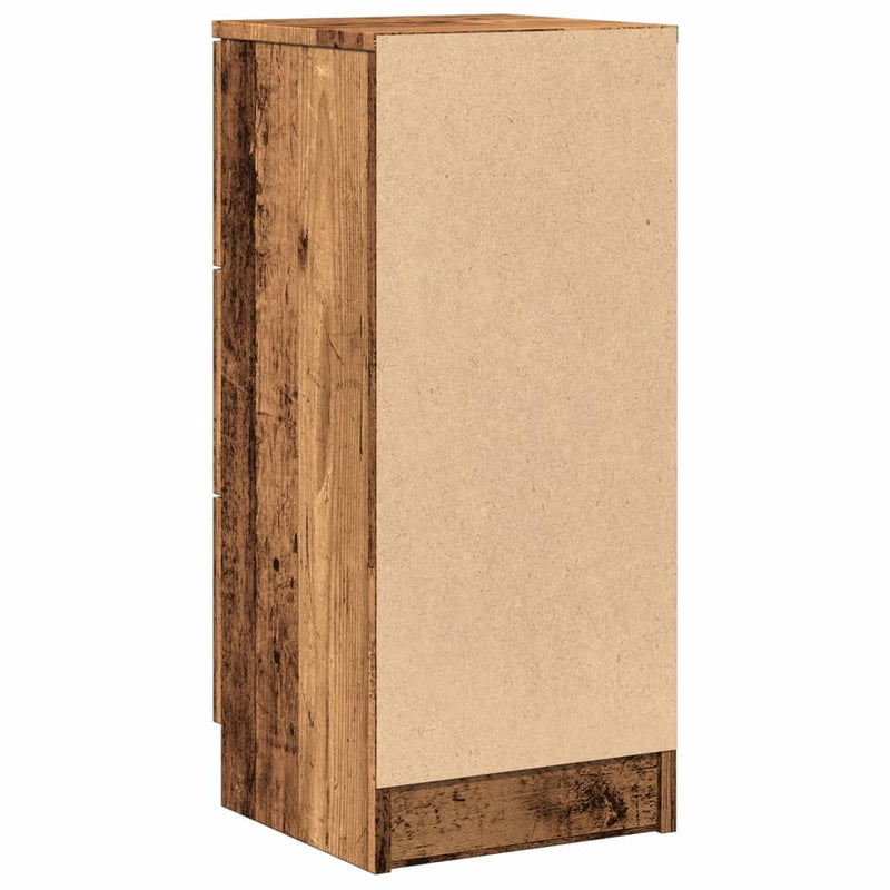 Dulapuri, 2 buc., lemn vechi, 30x30x70 cm, lemn prelucrat