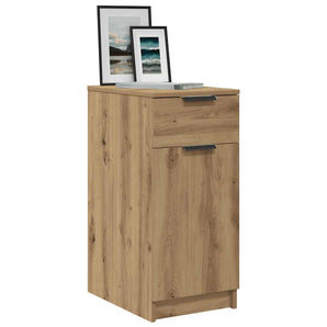 Dulap de birou, stejar artizanal, 33x50x75 cm lemn prelucrat