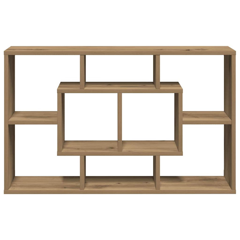 Raft de perete, stejar artizanal, 85x16x52,5 cm, lemn stratificat