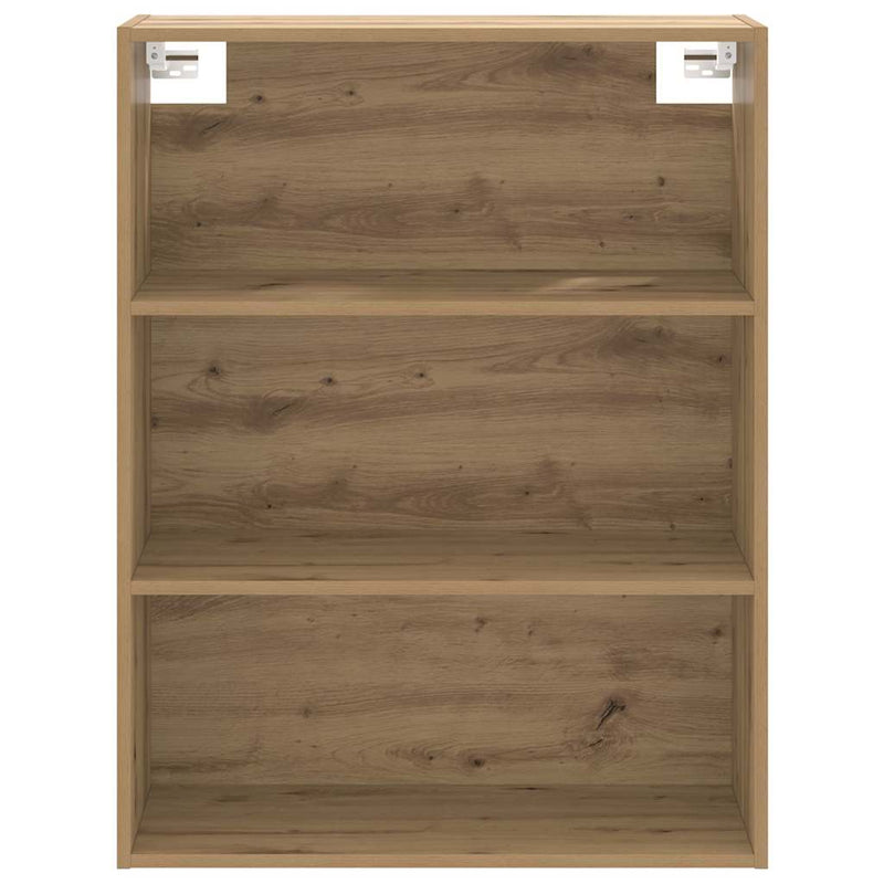 Dulap de perete suspendat, Stejar artizanal, 69,5x32,5x90 cm