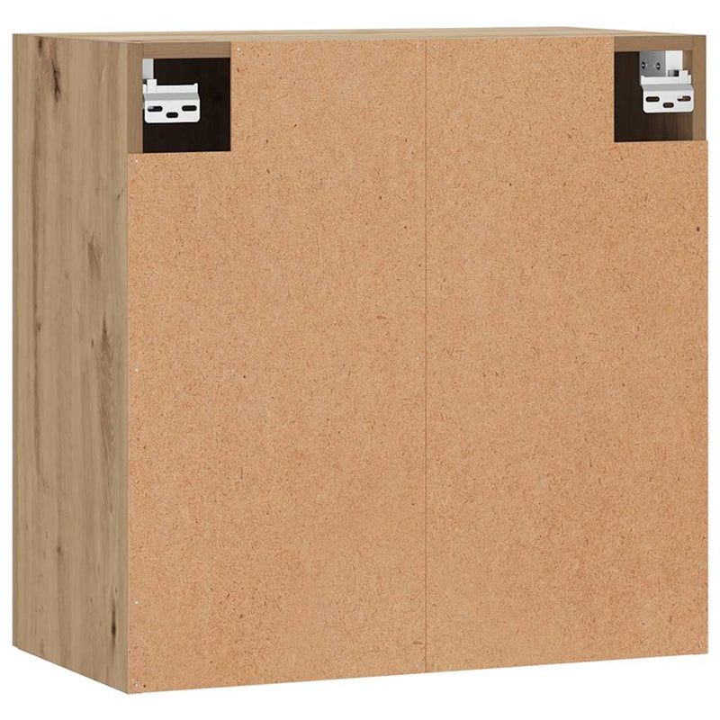 Dulap de perete, stejar artizanal, 60x31x60 cm, lemn prelucrat