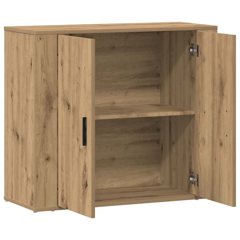 Dulap, stejar artizanal, 80x33x70 cm, lemn prelucrat