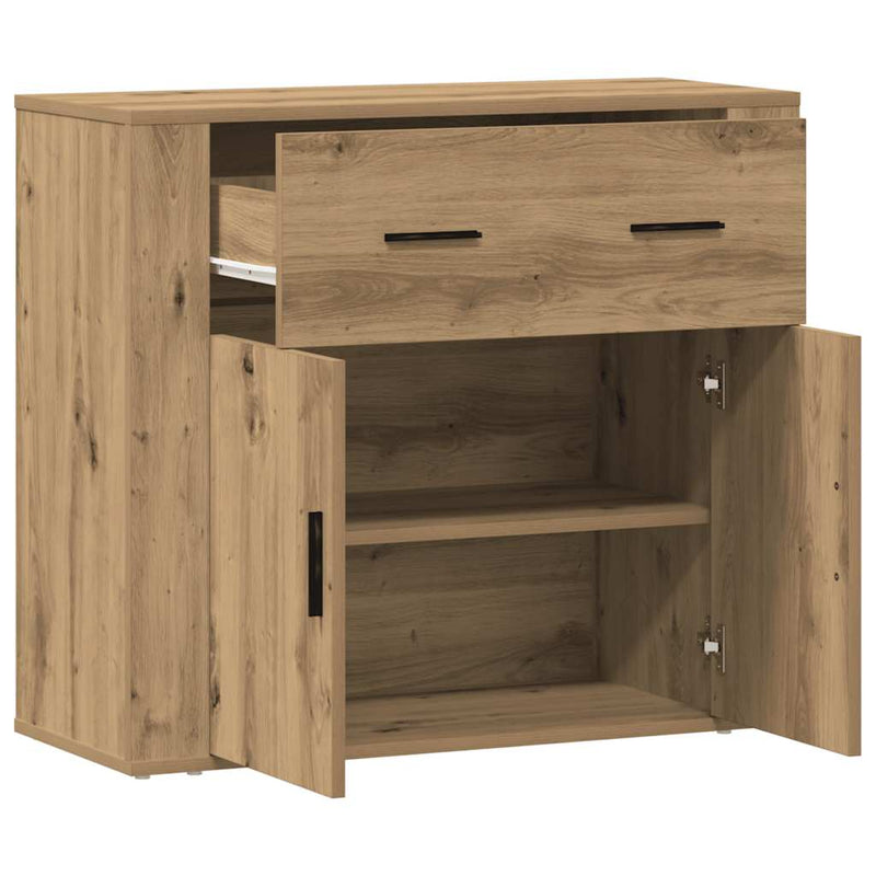 Dulap, stejar artizanal, 80x33x70 cm, lemn prelucrat