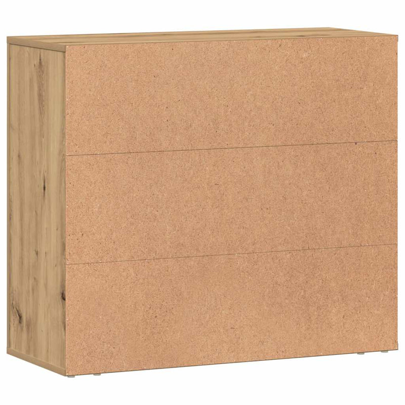 Dulap, stejar artizanal, 80x33x70 cm, lemn prelucrat