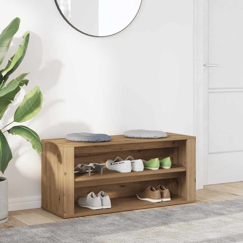 Banchetă pantofar stejar artizanal 100x35x45 cm, lemn prelucrat